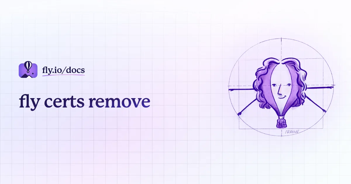 fly certs remove · Fly Docs