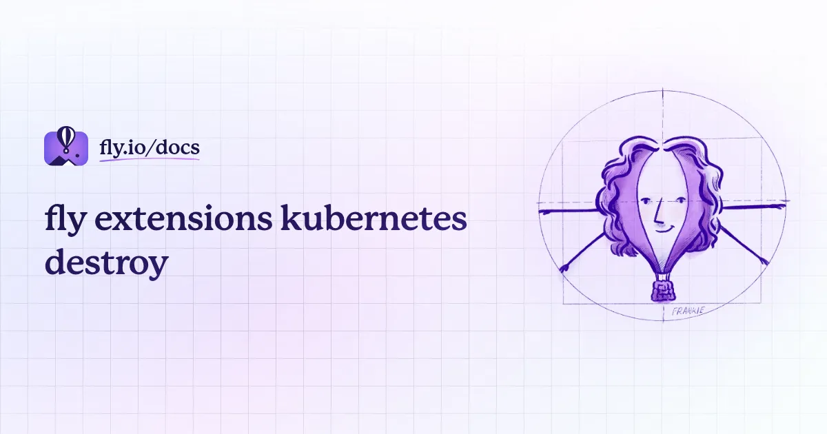 fly extensions kubernetes destroy · Fly Docs