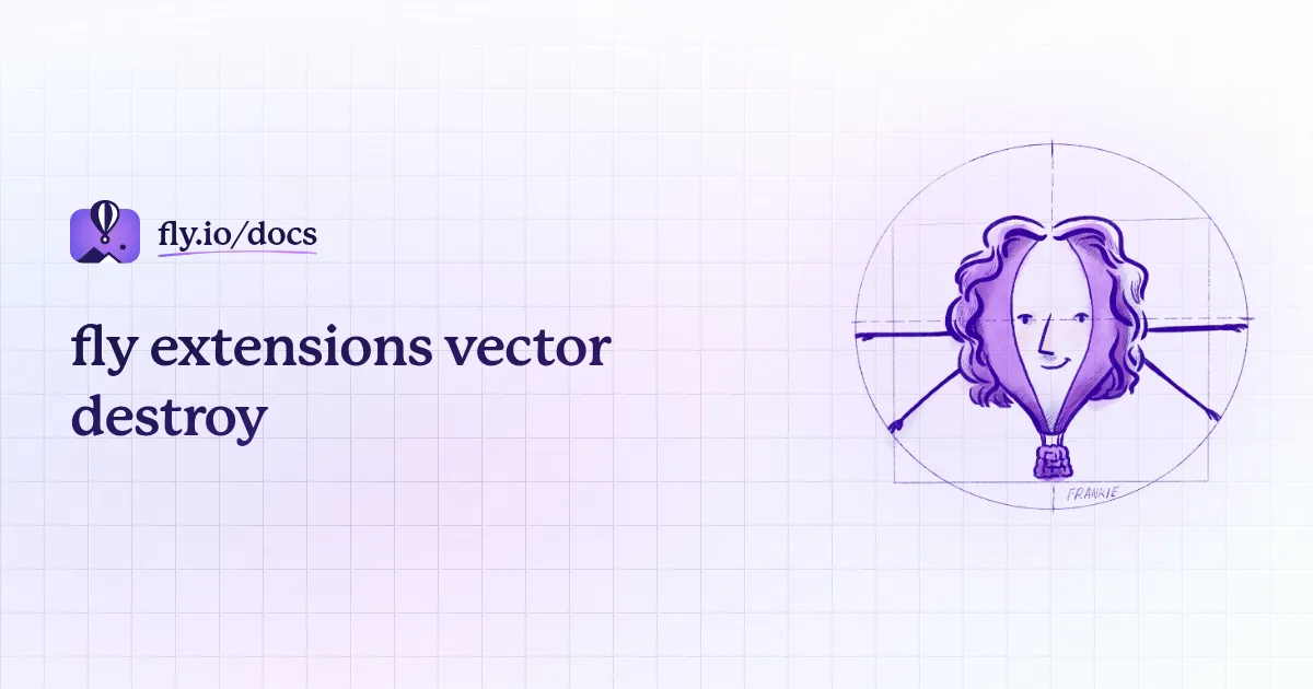 fly extensions vector destroy · Fly Docs