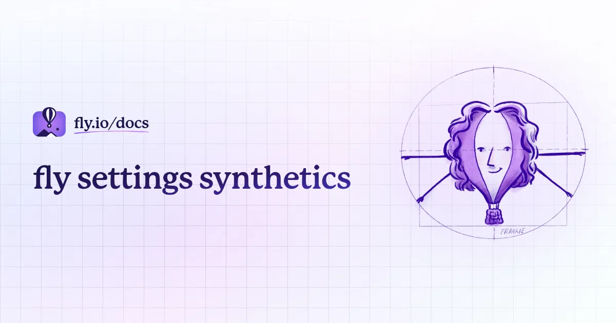 fly settings synthetics · Fly Docs
